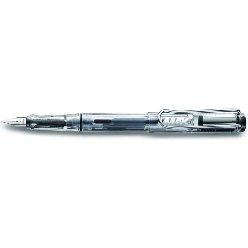 Lamy Vista 만년필 (12F) 투명 & 5개의 블랙 잉크 카트리지