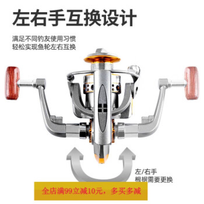 시마노(SHIMANO) 올메탈 낚시릴 낚시릴 물레 소형 좌우 교환형 바다대 던지기 뗏목 낚시릴 대형 휠 블랙 골드 DC낚시릴 800 시리즈×좌우 교환형