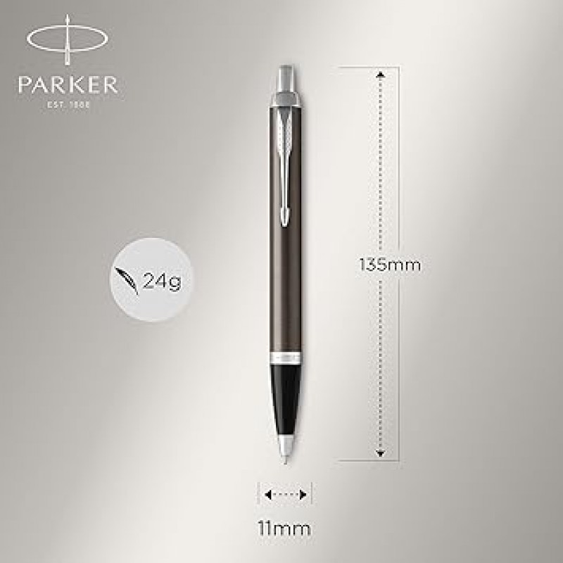 Parker IM 볼펜 다크 에스프레소 중자 블랙 잉크 리필 (1975561)