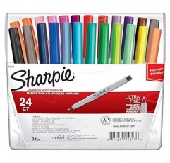 Sharpie 공식 유성 펜 마커 아트 일러스트레이션 유성 만화 드로잉 스케치 만화 장식 낙서 엑스트라 파인 24 세트