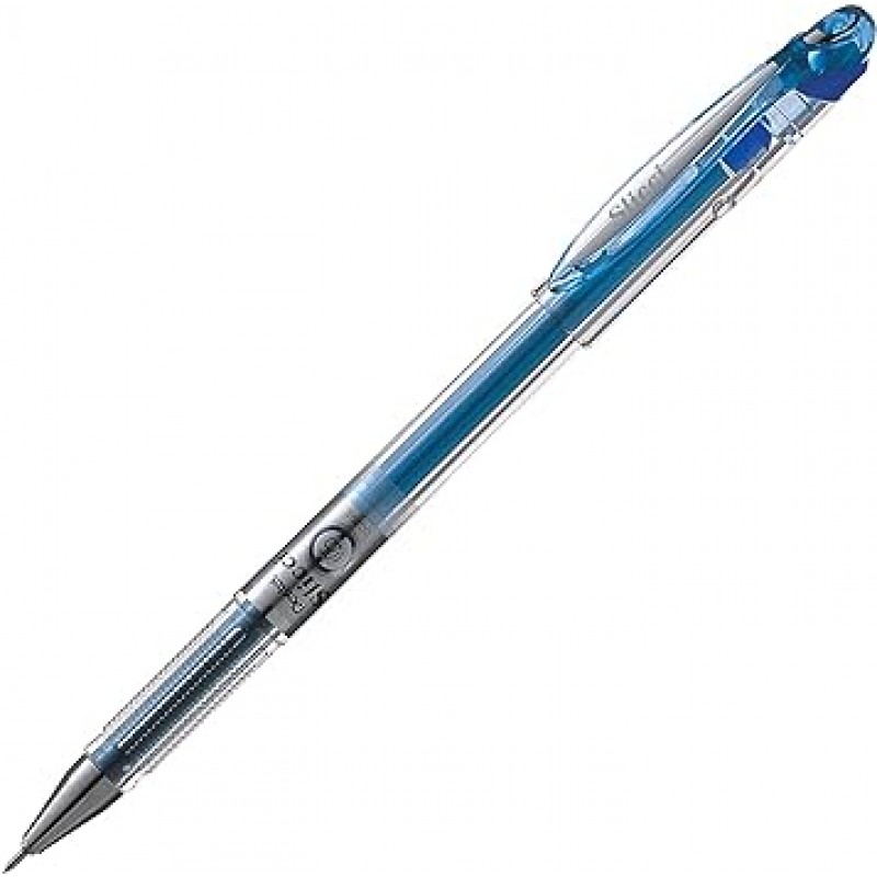 Pentel Arts Slicci 0.25mm 엑스트라 파인 포인트 젤 펜, 빨간색 잉크, 12개들이 상자(BG202-B), 12팩