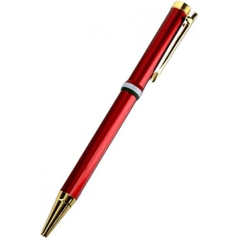 orobianco La Scriveria Ballpoint Pen, Rotating Ballpoint Pen, 3. Red gt, 전체 길이 5.4인치(137mm), 축 직경 0.4인치(10mm)