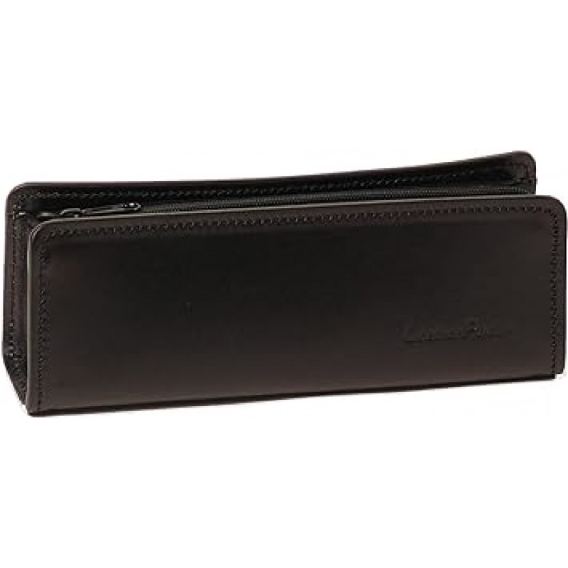 가죽 필통 / 필통 (블랙) [Made in Japan] Genuine Leather (Smooth Leather)