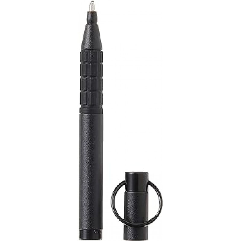 Fisher SPACE PEN 스페이스 펜 725B 키체인, 트레커 트레커, 블랙, 랜야드 및 카라비너 ​​포함(병행 제품)