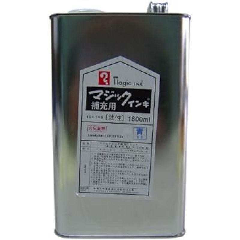 Teranishi Chemical MHJ1800-T3 매직 잉크 리필액 0.4갤런(1.8L) 파란색