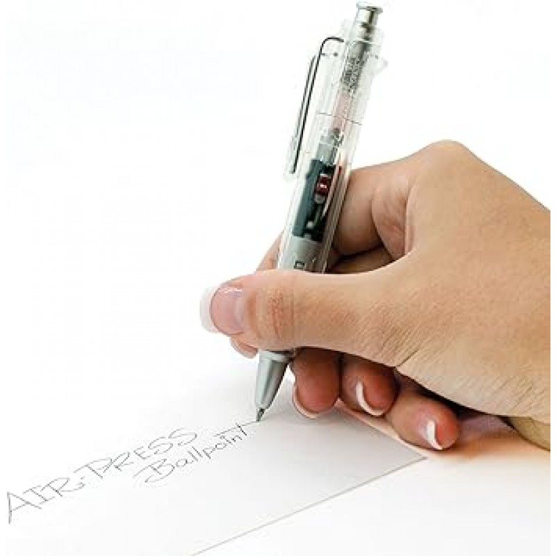 Tombow AirPress 볼펜, 파인 포인트, 블랙 잉크, 리필 가능