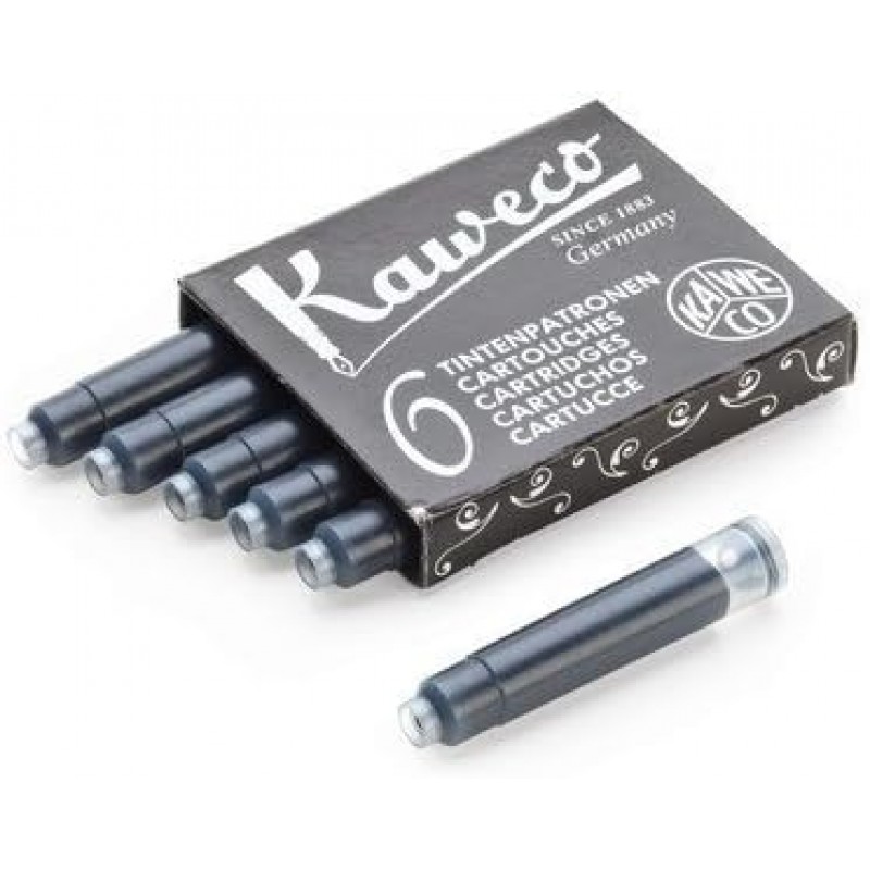 Kaweco 만년필 잉크 카트리지 블랙 6개 팩