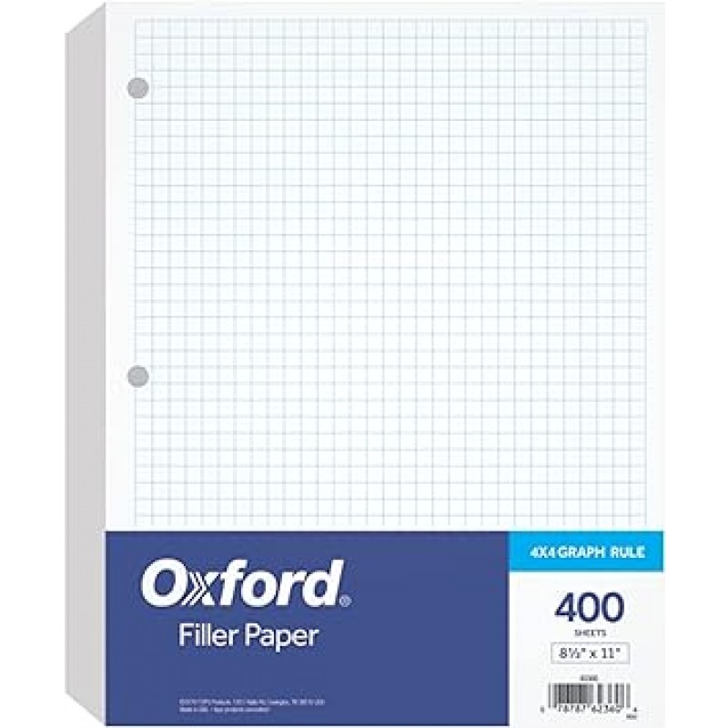 Oxford Filler Paper, 8-1/2