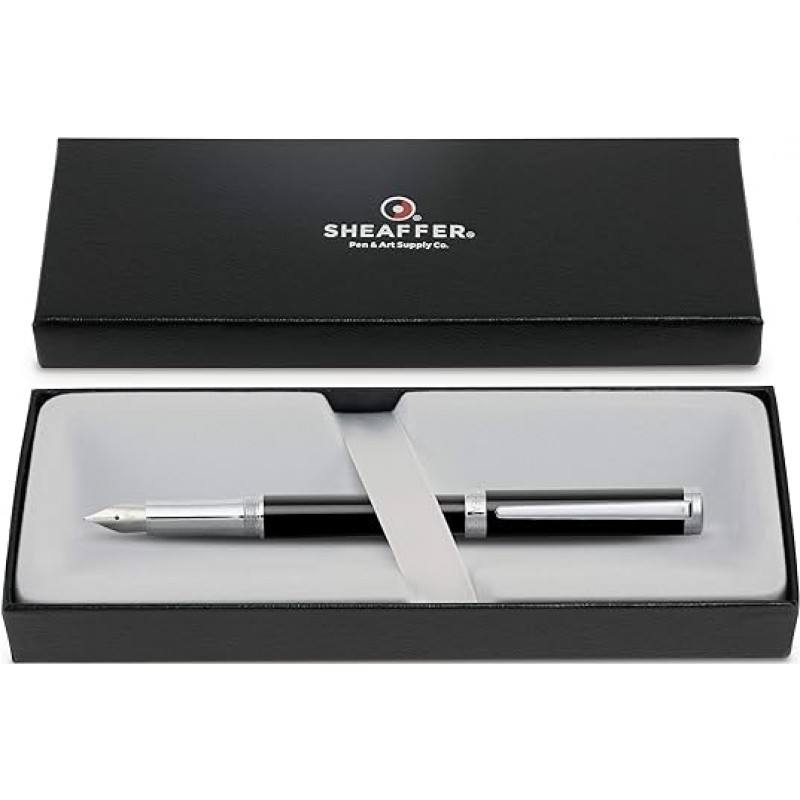 Sheaffer Intensity, 탄소 섬유 배럴 캡, 크롬 플레이트 트림, 볼펜 (e2923951)