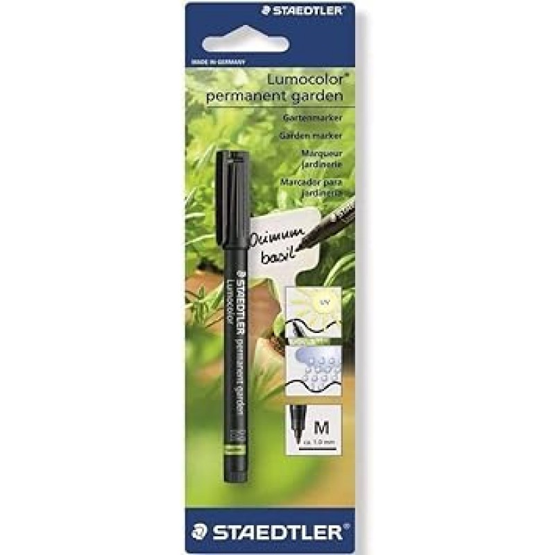 STAEDTLER GARDEN MARKER PEN PERMANENT OUTDOOR MARKER - [3개 팩]