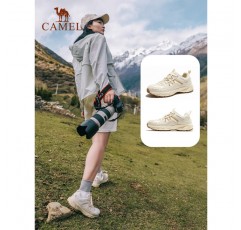 [Panlong] 낙타 야외 Xiaohongshu 같은 스타일 미끄럼 방지 등산 신발 여성 크로스 컨트리 러닝 운동화 남성 하이킹 신발