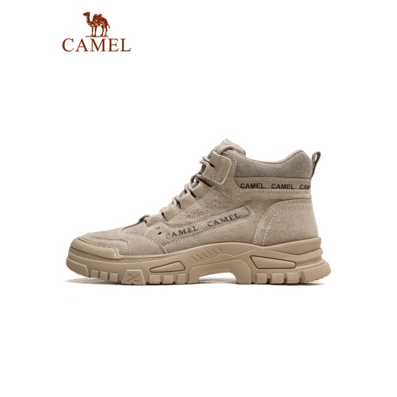 Camel Outdoor Shoes 2023 여름 신작 남성 캐주얼 하이 탑 신발 세련된 스포츠 편안한 캐주얼 작업 신발