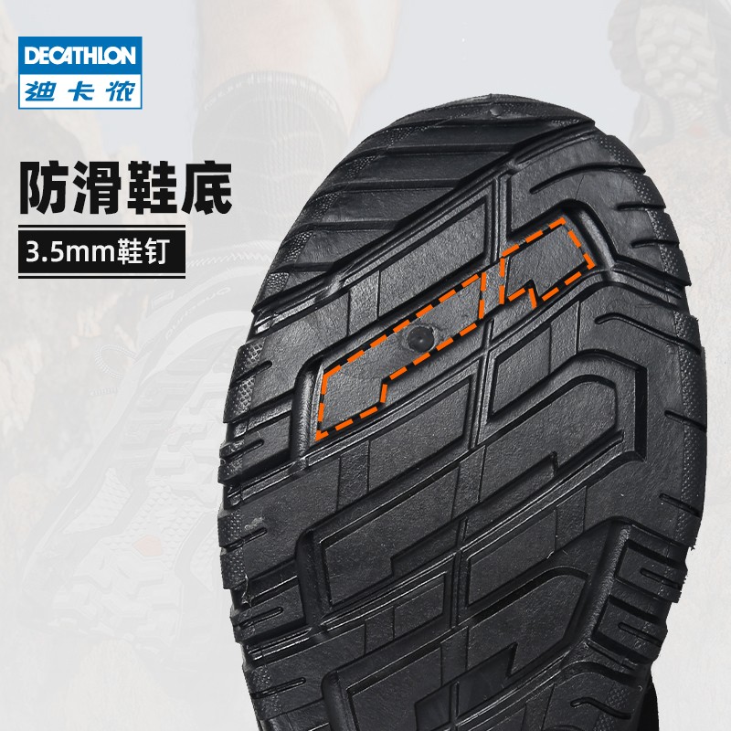 Decathlon 플래그십 스토어 공식 웹사이트 남성용 야외 운동화 봄, 가을 미끄럼 방지 하이킹 신발 통기성 캐주얼 하이킹 신발 ODS