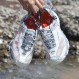 여름 여성용 Hantu 전문 강 추적 신발, 미끄럼 방지 및 통기성 Shuoxi 하이킹 샌들, 남성용 야외 스포츠 낚시 와타리 신발