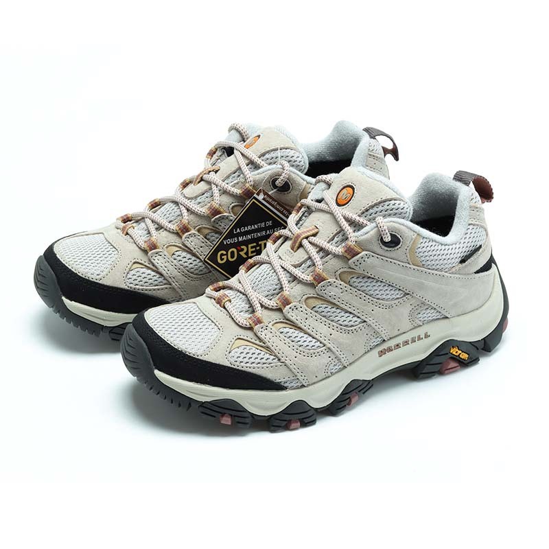 MERRELL 남성 신발 등산 MOAB3 GTX 방수 야외 하이킹 신발 미끄럼 방지 내마모성 그립 로우 탑 여성 신발