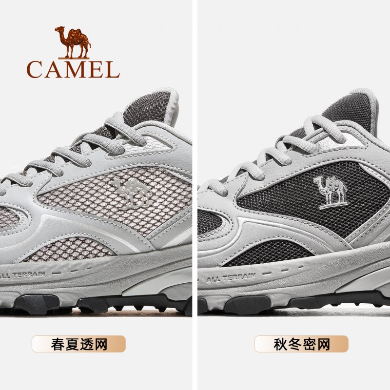 [마운틴 시리즈] 남성용 카멜 운동화 2023 새로운 메쉬 통기성 남성 신발 남성 신발 남성용 야외 등산 신발