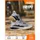 Li Ning Yijie 남성용 야외 하이킹 신발 2023 새로운 충격 흡수 내마모성 미끄럼 방지 운동화 등산 크로스 컨트리 운동화