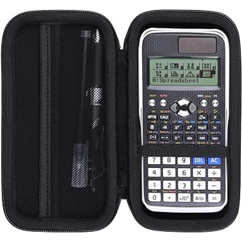 Casio FX-991 ES PLUS/DE Plus/DE X 공학 계산기용 하드 EVA 휴대용 파우치