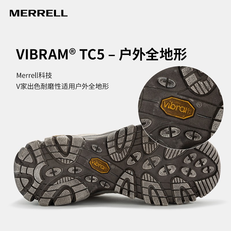 MERRELL 남성 및 여성 야외 스포츠 하이킹 신발 MOAB3 미끄럼 방지 내마모성 통기성 등산 신발