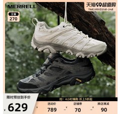 MERRELL 남성 및 여성 야외 스포츠 하이킹 신발 MOAB3 미끄럼 방지 내마모성 통기성 등산 신발