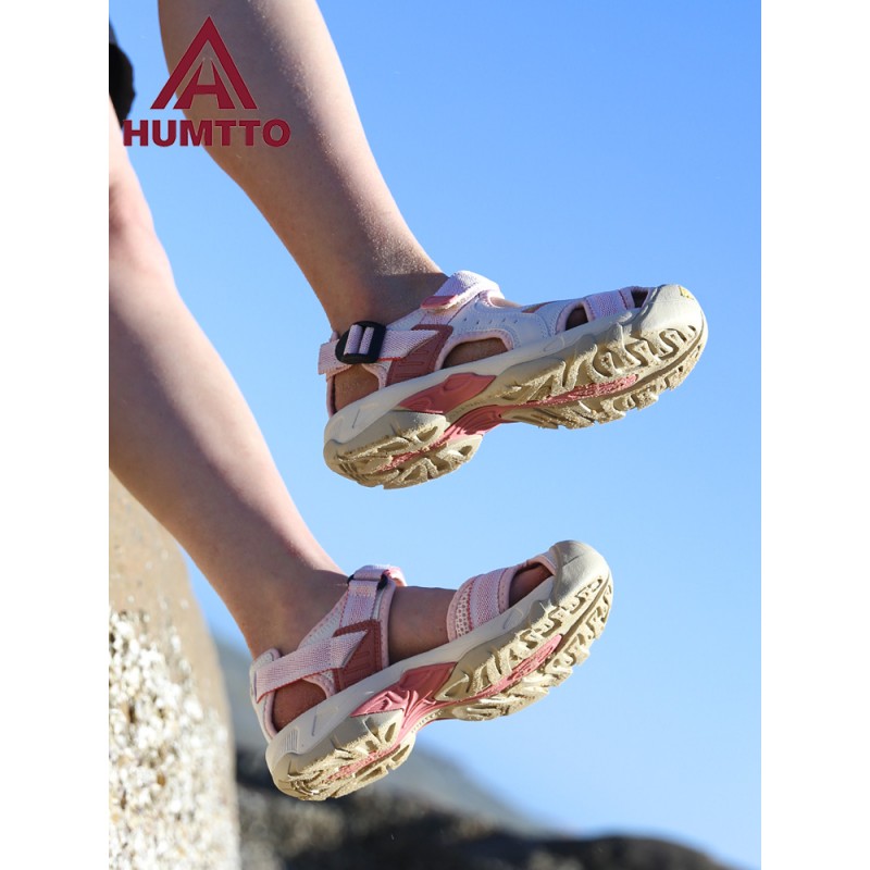 여성 여름 미끄럼 방지 속도 간섭 워터 슈즈, 야외 하이킹 및 등산 스포츠 샌들, 해변 Shuoxi 신발