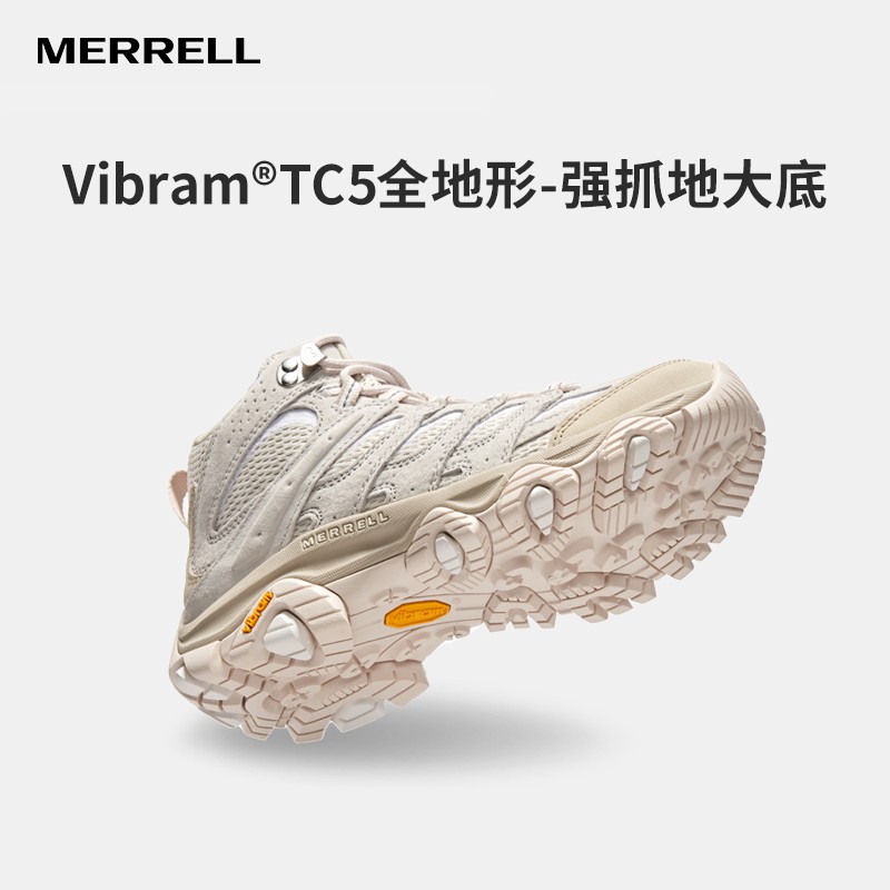 MERRELL MOAB3 MID 남성과 여성을 위한 미드탑 야외 등산 하이킹 신발, 트랙션 쿠셔닝 커플 운동화