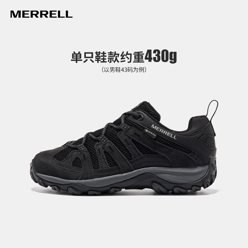 MERRELL 야외 스포츠 남성 및 여성 신발 ALVERSTONE2 GTX 전문 방수 하이킹 및 등산 신발