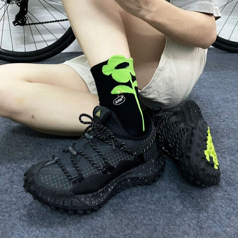 남성과 여성을위한 ACG 마운틴 플라이 하이킹 신발 야외 하이킹 크로스 컨트리 방수 미끄럼 방지 반사 기능성 운동화