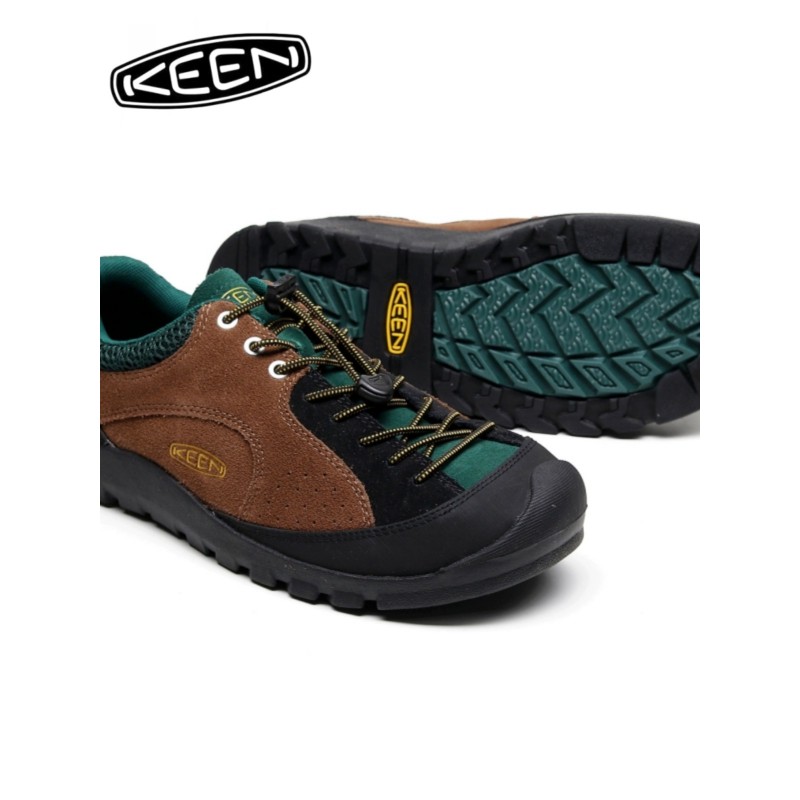 KEEN Jasper II 야외 캐주얼 신발 하이킹 신발 가을, 겨울 남성과 여성 같은 스타일 추악한 유행 신발 미끄럼 방지