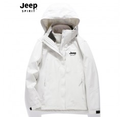 야외 재킷 남성용 3-in-1 분리형 가을, 겨울 벨벳 두꺼운 스키 재킷 여성용 방풍 및 방수 재킷