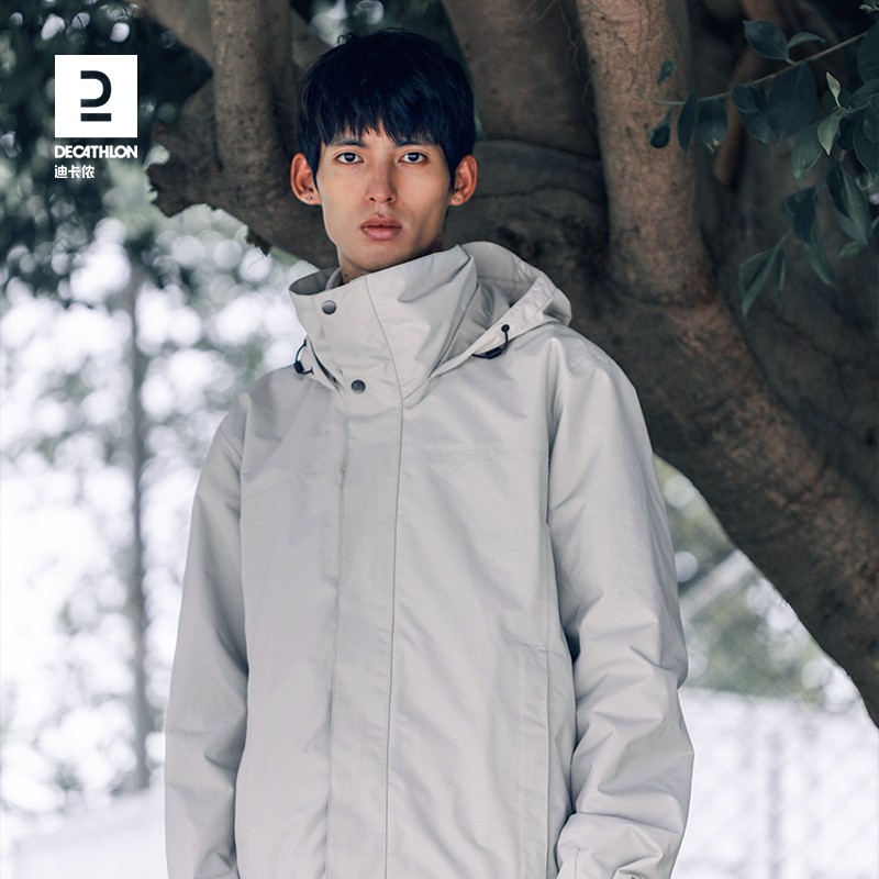 Decathlon Jacket 남성용 3-in-One 다운 재킷 겨울 야외 방풍 및 방수 재킷 등산복 ODT2