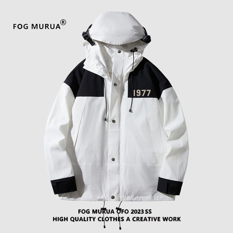 FOG MURUA 시즌 7 야외 재킷 남성 및 여성 방풍 및 방수 재킷 가을 커플 등산복