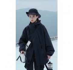 Yu Qingwei의 검은 상점 야외 쓰촨성 티베트 등산용 재킷, 남성용 및 여성용 방수 멀티 지퍼 맞춤형 재킷