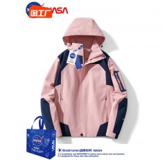 NASA 남녀공용 봄, 가을 재킷, 티베트 야외 여행, 등산복, 방풍 및 방수 커플 재킷
