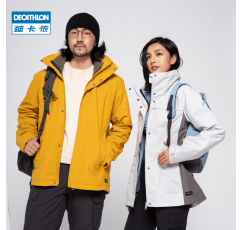 Decathlon Jacket 여성용 3 대 1 자켓 남성용 야외 봄, 가을 방풍 및 방수 자켓 야외 의류 ODT2