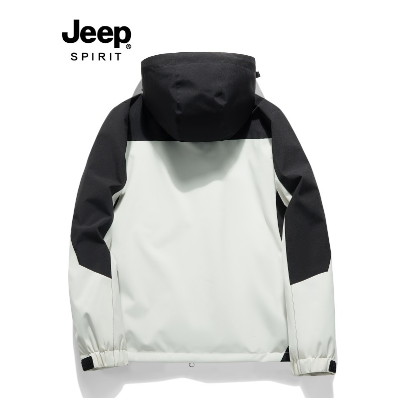 JEEP Jeep Jacket 3-in-1 남성과 여성의 트렌디한 브랜드 팀워크 방풍 의류의 미국 버전 티베트 등산 재킷