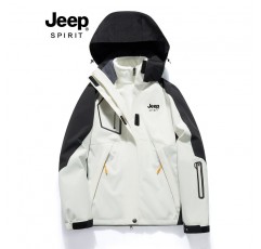 JEEP Jeep Jacket 3-in-1 남성과 여성의 트렌디한 브랜드 팀워크 방풍 의류의 미국 버전 티베트 등산 재킷