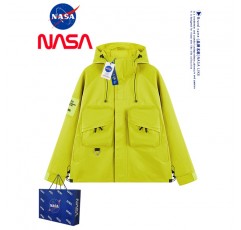 NASA 봄과 가을 새로운 기능성 스타일 커플 야외 재킷 작업복 후드 재킷 남성 등산복 퍼프 잘 생긴 재킷
