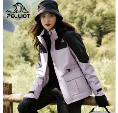 Pelliot 재킷 여성의 새로운 3-in-1 분리형 야외 방풍, 방수 및 따뜻한 트렌디 브랜드 등산 재킷