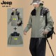 JEEP 지프 자켓 남성용 3 대 1 방풍 낚시 자켓 가을, 겨울 플러스 벨벳 두꺼운 야외 등산 의류