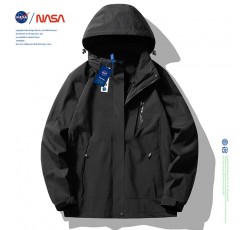NASA 공동 봄, 가을 새로운 스타일 재킷 남성 재킷 커플 방풍 및 방수 야외 단일 스트로크 등산 스포츠 재킷