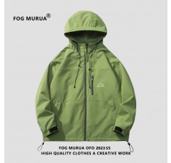 FOG MURUA2023 가을 야외 싱글 레이어 자켓 여성 방수 및 방풍 커플 등산 자켓 남자 유행