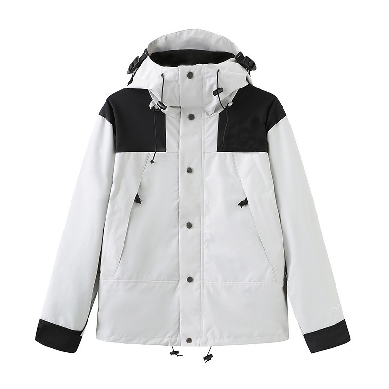 남성과 여성을 위한 봄 야외 재킷 1990 미국 버전, 방풍, 방수, 따뜻하고 두꺼운 재킷 3가지 기능