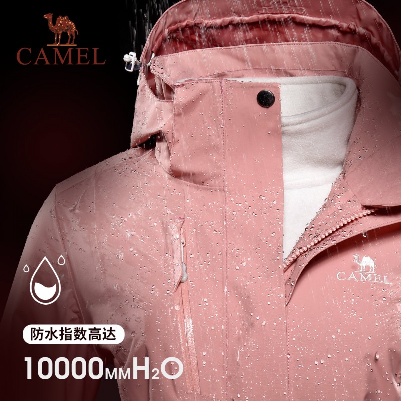 낙타 낙타 재킷 여성용 3-in-1 분리형 야외 방풍 및 방수 겨울 재킷 남성용 등산 재킷
