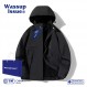 WASSUP ISSUE 자켓 남성 봄, 가을 트렌디 브랜드 3-in-One 탈착식 방수 야외 등산복 트렌디 자켓