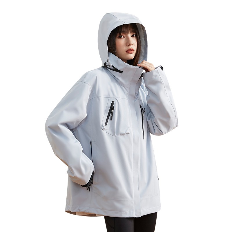 Foxiedox 루스 자켓 여성용 3-in-1 가을, 겨울 야외 방수 및 방풍 등산 스키 자켓 남성용