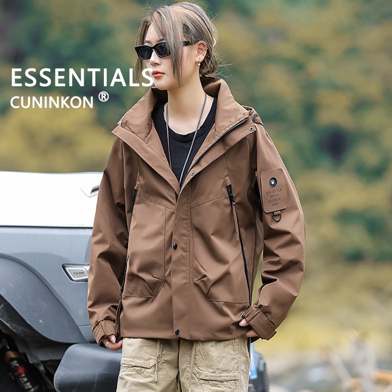 남성과 여성을위한 필수 자켓 자켓 가을, 겨울 2023 새로운 패션 브랜드 American Functional Workwear High-end