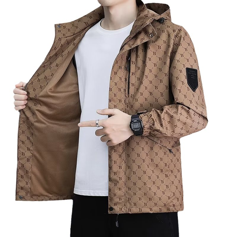 남성과 여성을 위한 마운틴 스타일 재킷 재킷 2023 새로운 대비 색상 매칭 느슨한 작업 재킷 방풍 및 방수 등산 의류