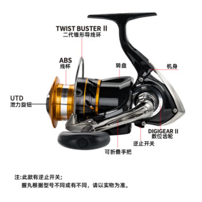 DAIWA 21 MISSION CS 신품 물레, 범용 낚싯줄, 보급형 낚싯줄, 좌우 전환형 3000