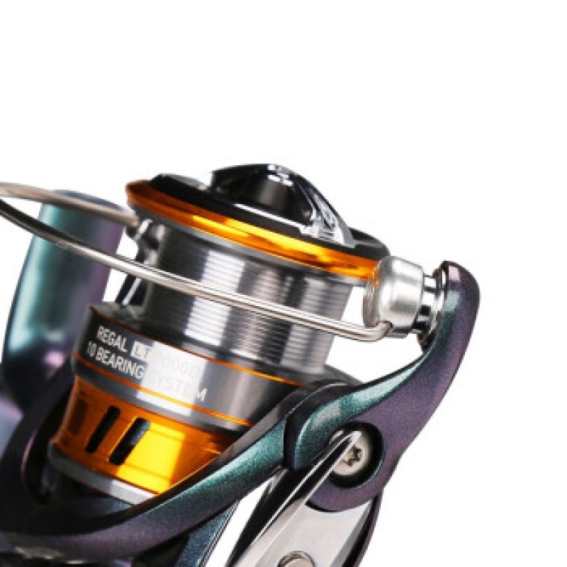 DAIWA REGAL LT 낚시바퀴 18개 모델, 갯바위 낚시바퀴, 수입 물레, 얕은 라인 컵 로드 휠, 베트남산 마이크로 소재, 2500D 딥 컵 - 속도비 5.3